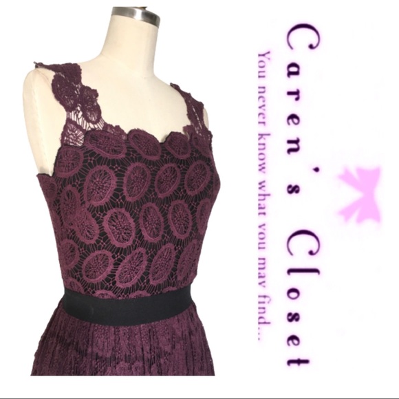 Robert Rodriguez Purple Boho Crochet Dress - Picture 5 of 6
